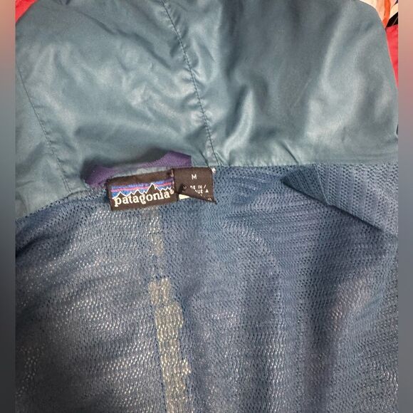 Vintage Patagonia Mountain StormBlue Dark Green inside Parka Rain Jacket SizeM - Picture 4 of 5